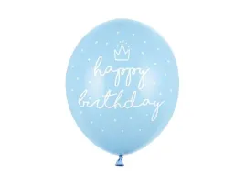 balony-baby-blue-30cm-6szt