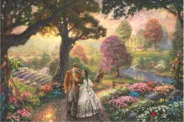 obraz-na-plotnie-canvas-filmowy-poster-przeminelo-z-wiatrem-40x30-cm