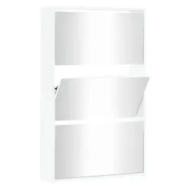 szafka-na-buty-lustro-3-szuflady-bialy-polysk-63x17x1025-cm