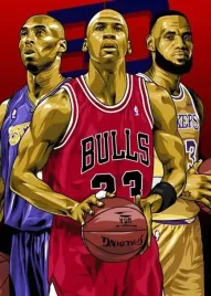 obraz-na-plotnie-canvas-michael-jordan-nba-chicago-bulls-40x30-cm