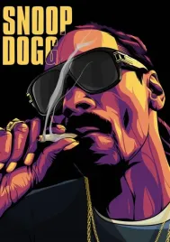 obraz-na-plotnie-canvas-snoop-dog-40x30-obraz-raper-muzyczny-rap