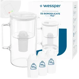 szklany-dzbanek-filtrujacy-wessper-d2-borosilicate-futureflow-3l-4x-filtr
