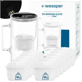 dzbanek-filtrujacy-szklany-wessper-d2-borosilicate-ff-3l-led-12x-filtr
