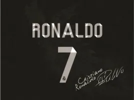 obraz-na-plotnie-canvas-cristiano-ronaldo-cr7-autograf-podpis-30x21