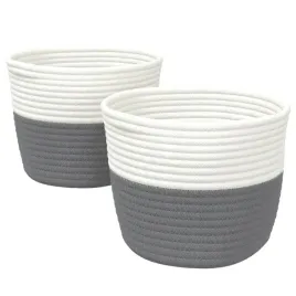 kosze-do-przechowywania-2-szt-szaro-biale-o24x18-cm-bawelna