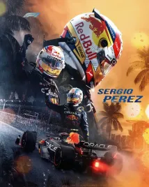 obraz-na-plotnie-canvas-sergio-perez-formula-1-red-bull-30x21-cm