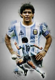 obraz-na-plotnie-canvas-diego-maradona-foto-plakat-a4-30x21-cm