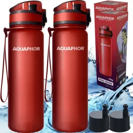 butelka-filtrujaca-wklad-aquaphor-city-05l-czerwona-zestaw-2-sztuki