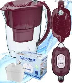 dzbanek-filtrujacy-na-wode-aquaphor-amethyst-czerwony-28l-filtr