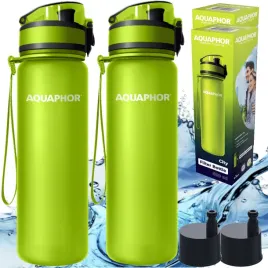 2-x-butelka-filtrujaca-bidon-na-wode-aquaphor-city-05l-zielona-2x-filtr