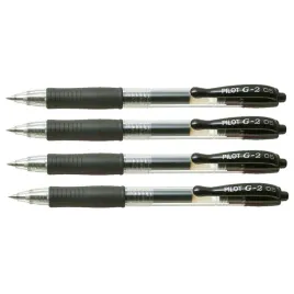 pilot-g2-dlugopis-zelowy-czarny-4-sztuki