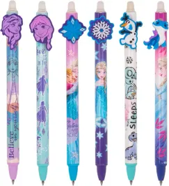 coolpack-dlugopis-zmazywalny-scieralny-kraina-lodu-frozen-6-sztuk-niebieski