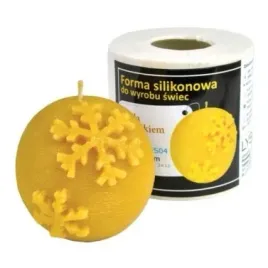 forma-silikonowa-do-swiec-kula-z-platkiem-sniegu