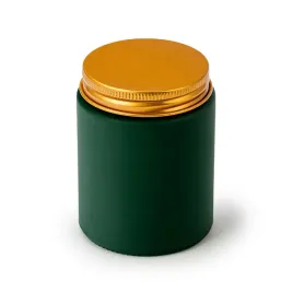 sloik-do-swiec-pojemnik-szklany-matowy-zielony-z-zlotym-wieczkiem-170-ml
