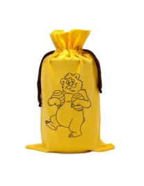 woreczek-zolty-na-sloik-900ml-wzor-z-niedzwiadkiem
