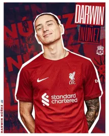 plakat-pilkarski-darwin-nunez-liverpool-fc-100x70-cm