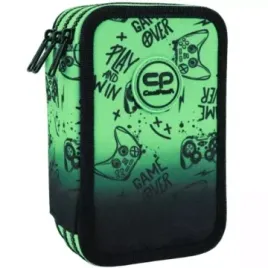 piornik-3-komorowy-z-wyposazeniem-game-over-gradient-green-coolpack