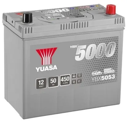AKUMULATOR 12v YUASA YBX5053 50AH 450A P+ RADOM