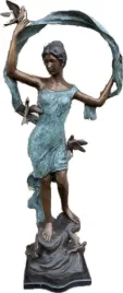 kobieta-z-ptaszkami-figura-z-brazu-160-cm