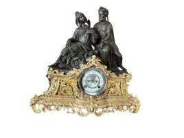 zegar-kominkowy-zlocony-figuralny-braz