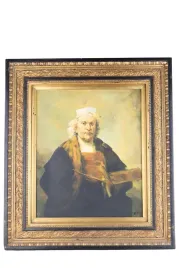 rembrandt-duzy-obraz-zloto-czarna-rama