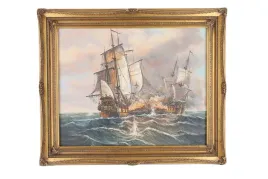 burza-na-morzu-statki-obraz-zlota-rama-52-x-62-cm