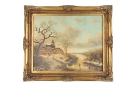 obraz-zlota-rama-zamek-w-zimowej-szacie-61-x-71-cm