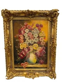 kwiaty-w-wazonie-obraz-w-zlotej-ramie-95-x-72-cm