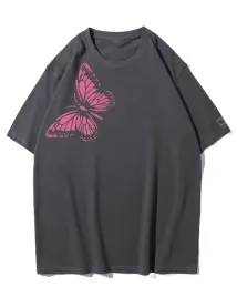 koszulka-oversize-nadruk-z-zamszu-lekkosc-motyla-grafitowy-3xl