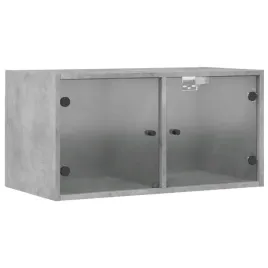 szafka-wiszaca-szklane-drzwi-szarosc-betonu-685x37x35-cm