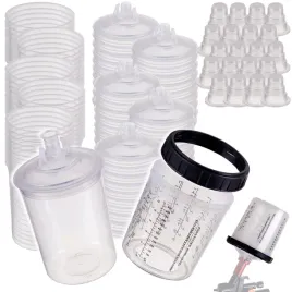 kubki-lakiernicze-pps-zbiornik-50x-650ml-190m-do-mieszania-lakieru-zestaw