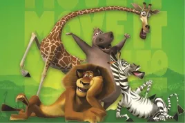 plakat-madagaskar-krol-julian-pingwiny-70x50-cm