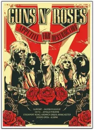 plakat-guns-n-roses-logo-appetite-hard-rock-70x50-cm
