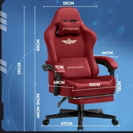 fotel-gamingowy-gtplayer-klasyczny-tkanina-czarno-czerwony