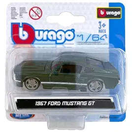 bburago-1967-ford-mustang-gt-samochod-metalowy-resorak-autko-1-64-zielone