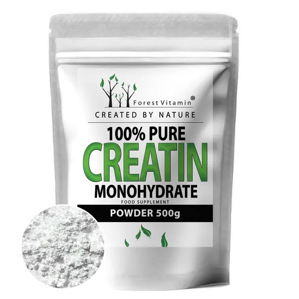 PURE CREATINE 500g KREATYNA MONOHYDRAT SIŁA MASA 200 MESH