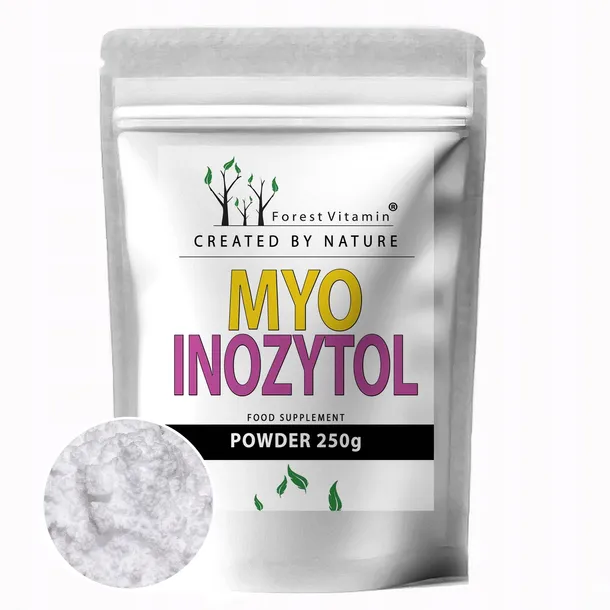 Myo Inozytol 250g MIO WITAMINA B8 BEZ DODATKÓW INOSITOL CZYSTY W PROSZKU