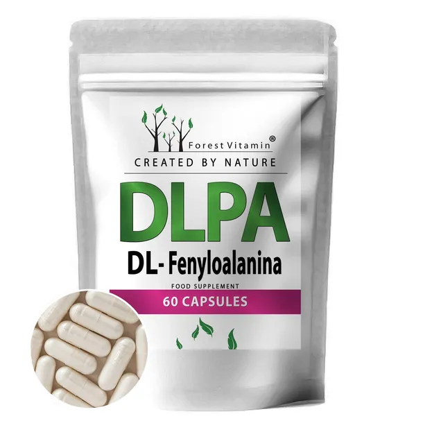 DL-FENYLOALANINA 500MG 60KAPS NASTRÓJ MOTYWACJA KONCENTRACJA DOPAMINA DLPA