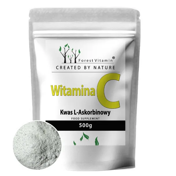 FOREST WITAMINA C 500g 100% KWAS L-ASKORBINOWY