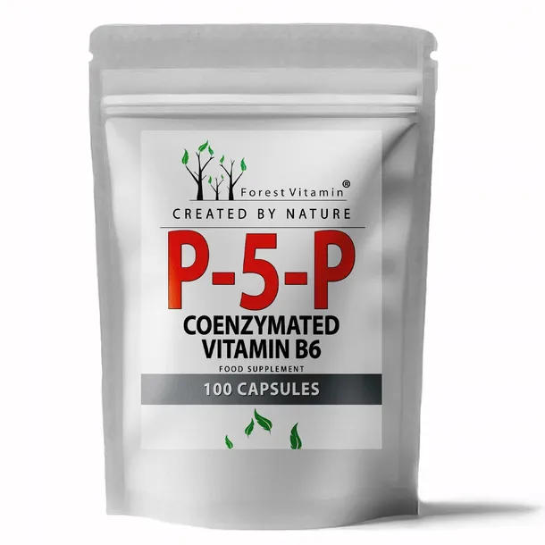 P-5-P P5P WITAMINA B6 KOENZYMATYCZNA FORMA AKTYWNA 100 KAPS INULINA
