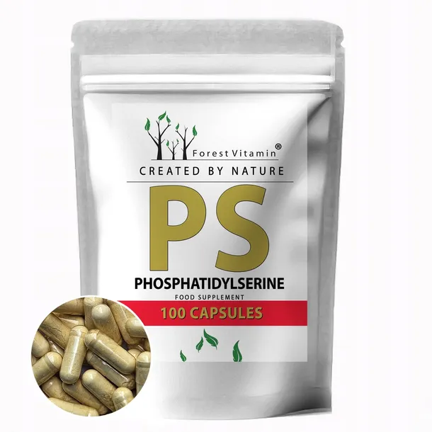 Fosfatydyloseryna 100mg 100kaps KONCENTRACJA SESJA PAMIĘĆ SKUPIENIE STRES