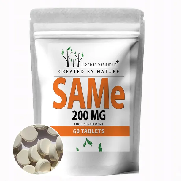 SAMe 200mg STAWY WĄTROBA S-adenozylo L-metionina WĄTROBA MÓZG STAWY