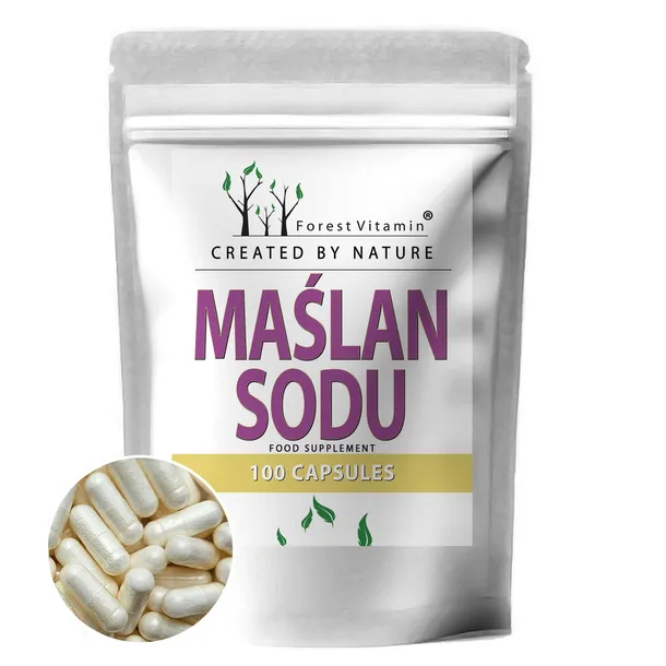 MAŚLAN SODU 300mg W TYM MOCNA DAWKA KWAS MASŁOWY 225mg 79% MOCNY