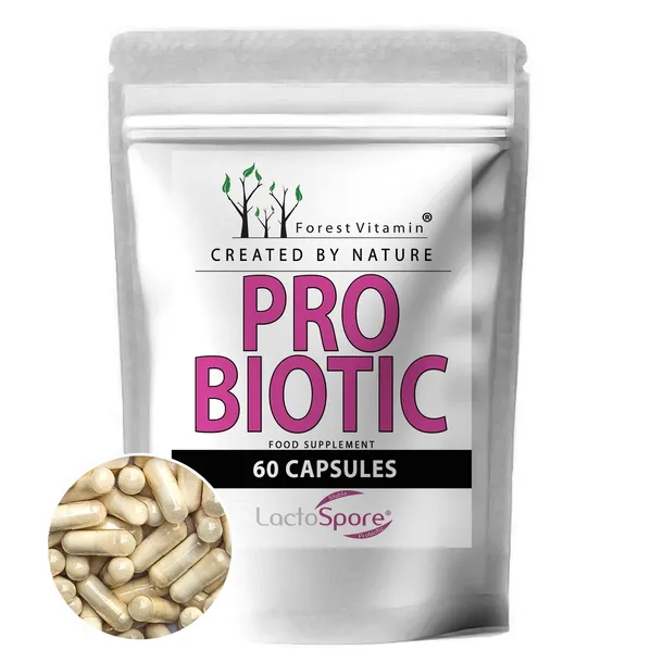 PROBIOTYK LactoSpore 60 kap PROBIOTIC + INULINA ŻYWE KULTURY BAKTERII