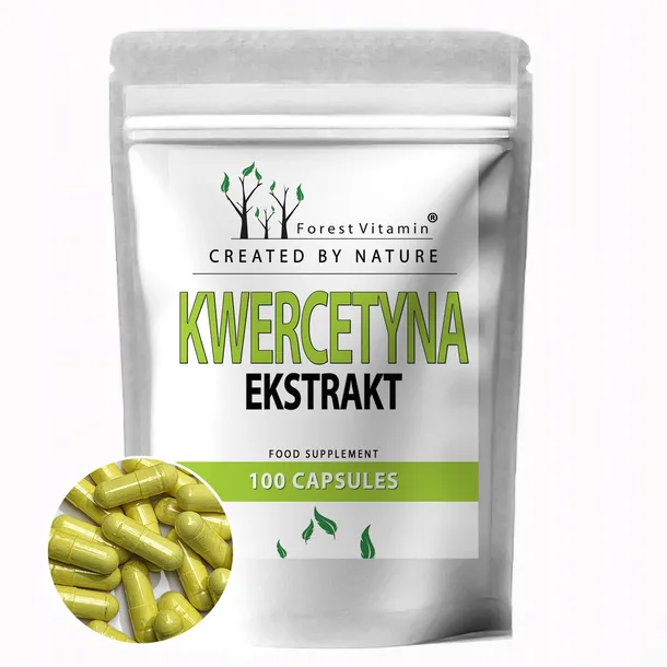 KWERCETYNA NATURALNA EKSTRAKT 400mg 100kaps z Perełkowca Japońskiego