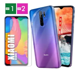 etui-do-xiaomi-redmi-9-clear-case-wzmocnione-ochronne-pancerne-szklo