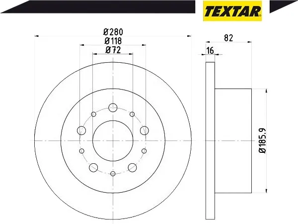 textar-92157403-tarcza-hamulcowa-jakosc-czesci-zgodnie-z-gvo-p-zamiennik-o-jakosci-porownywalnej-do-oryginalu