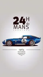 plakat-mans-1964-shelby-vintage-retro-100x70-cm