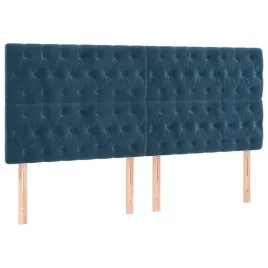 zaglowki-4-szt-ciemnoniebieskie-100x7x78-88-cm-aksamit