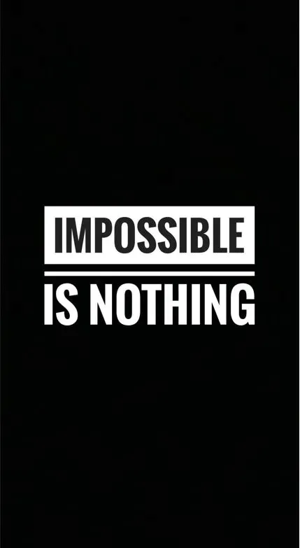 plakat-nothing-is-impossible-70x50-cm